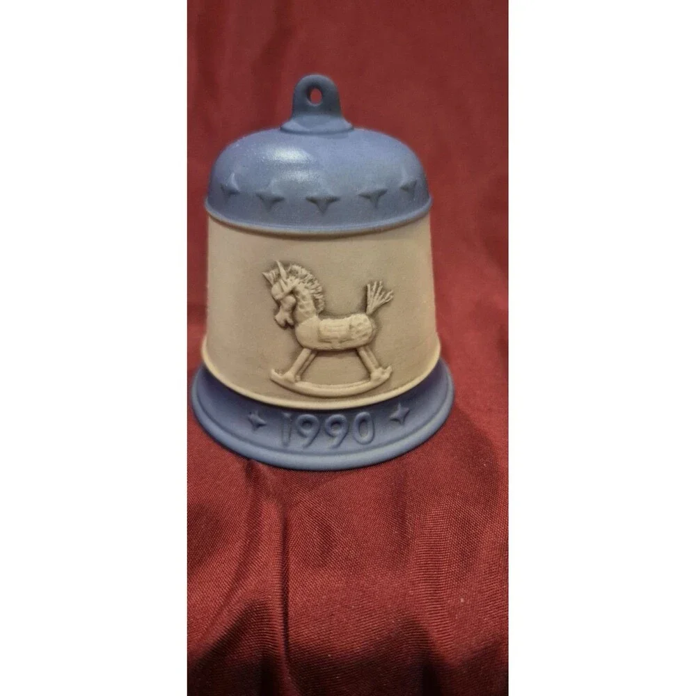 Vintage 1990 Hummel Christmas Bell Letter to Santa Claus Second Edition EUC